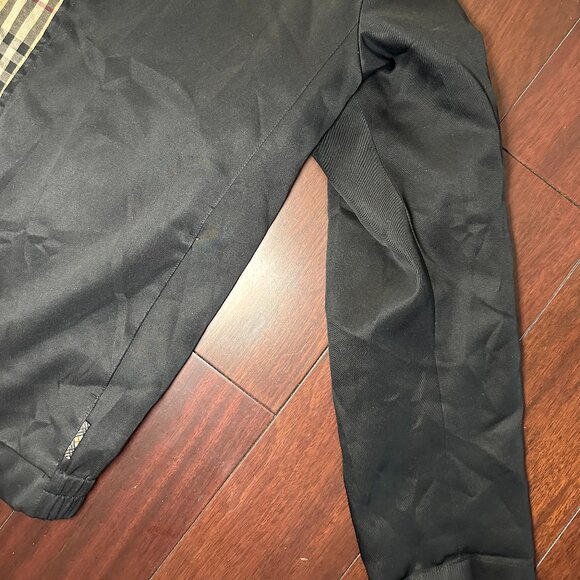 Burberry Nova Check Lined Bomber Jacket – Black Medium 8.5/10 Condition - Picture 5 of 12